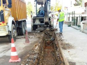 Safranbolu’da Yağmur Suyu Hattı Çalışmaları