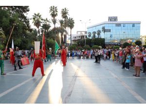 Alanya’da Mehmetçiğe mehterli destek