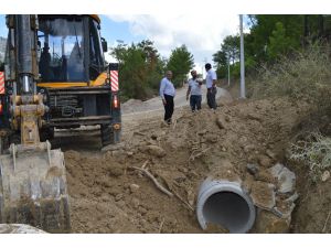 Büyükşehir 16 kilometrelik yolda stabilize çalışması yapıyor