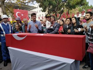 Şehit Astsubay’a hüzünlü veda