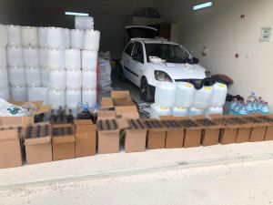 Adana’da Kaçak İçki Operasyonu