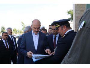 Bakan Soylu’dan yeni emniyet binasına ziyaret