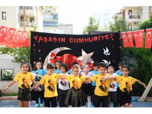 Konyaaltı Belediyesi kreşlerinde ‘Cumhuriyet’ coşkusu