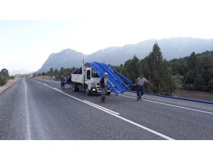 İbradı’ya içme suyu hattı döşeniyor