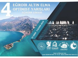 4. Altın Elma Optimist Yelken Yarışları Eğirdir Gölü’nde Yapılıyor