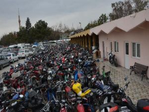 Konya’da Yakalanan Yüzlerce Motosiklet Hurda İşletmesine Gönderildi