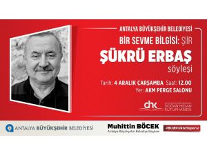 Büyükşehir Şükrü Erbaş’ı okurlarıyla buluşturacak