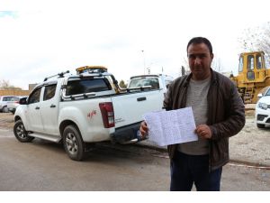 Konya’daki Kamyonete İstanbul’dan Ceza Kesildi