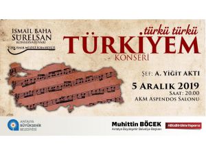 Büyükşehir’den, ‘Türkü Türkü Türkiye’m Konseri’