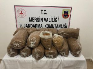 Mersin’de 75 Kilo Bandrolsüz Tütün Ele Geçirildi