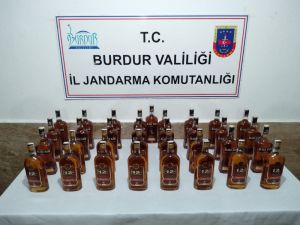 Burdur’da Kaçak İçki Operasyonu