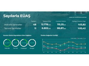 Eüaş Günlük Ortalama 202 Mwh Elektrik Üretiyor