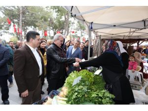 Türkiye’nin ilk kadın köy pazarı Kepez’de açıldı