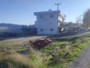 Kaş’ta otomobil takla attı: 1 yaralı
