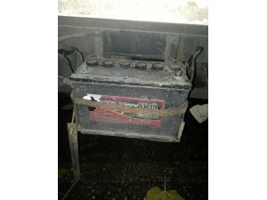 Akü Hırsızı Suçüstü Yakalandı