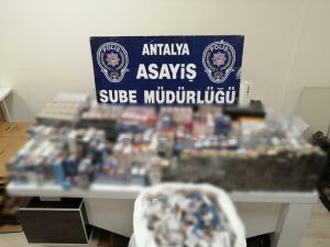 50 bin lira değerinde sigara çalan hırsızlar kaçamadı