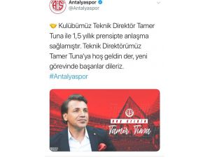 Antalyaspor, Tamer Tunay’ı Duyurdu