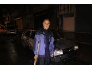 Kendisini Babasına Şikayet Eden Kişinin Arabasını Kundakladı