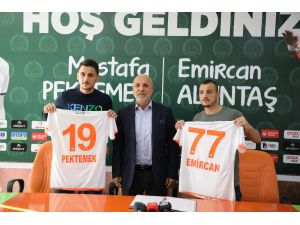 Alanyaspor Mustafa Pektemek Ve Emircan Altıntaş’a Resmi İmzayı Attırdı