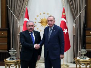 Cumhurbaşkanı Erdoğan Tbmm Başkanı Şentop’u Kabul Etti