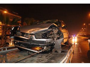Antalya’da 5 aracın karıştığı zincirleme trafik kazası: 8 yaralı