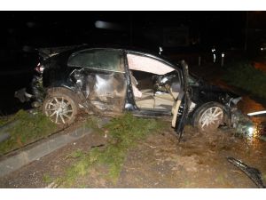 Konya’da İki Otomobil Çarpıştı: 4 Yaralı