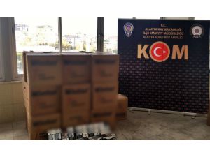Alanya’da kaçak tütün operasyonu