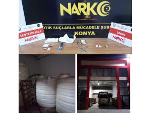 Konya’da Kaçak Akaryakıt Ve Uyuşturucu Operasyonu