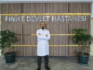 Finike’de genel cerrahi uzmanı göreve başladı