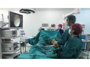 Finike Devlet Hastanesin’ne yeni artroskopi cihazı