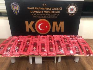 Kahramanmaraş’ta Kaçak Nargile Tütünü Operasyonu