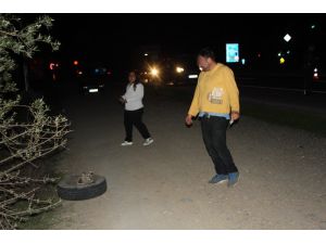 Polis ve jandarmanın 220 promil alkollü sürücüyle imtihanı