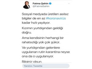 Fatma Şahin’den Korona İddialarına Cevap