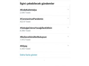 Tütüncü, ‘Evde Kal Antalya’ paylaşımıyla Twitter’da TT oldu