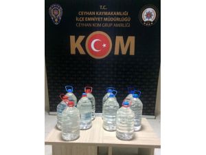 Ceyhan’da 50 Litre Kaçak Alkol Ele Geçirildi
