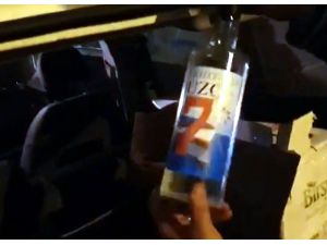 Gaziantep’te 112 Şişe Sahte Alkol Ele Geçirildi