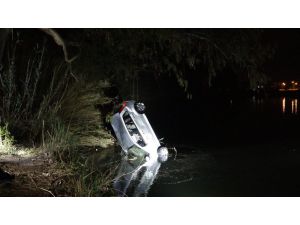 Otomobille ırmağa uçan sürücünün cesedi 2 saat sonra bulundu