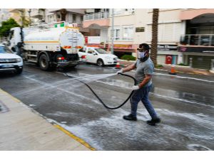 Muratpaşa için 60 bin litre dezenfektan kullanıldı