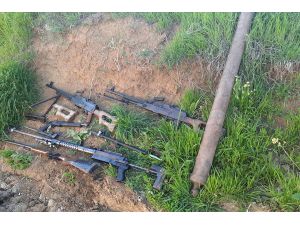 Hakurk’ta Pkk’ya Ait Çok Sayıda Silah Ve Mühimmat Ele Geçirildi