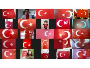 İlkokul öğrencilerinden video konferanslı 23 Nisan kutlaması