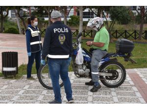 Antalya’da kurallara uymayan 20 yaş altı ve 65 yaş üstü denetimi