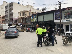 Samandağ’da Motosiklet Denetimi