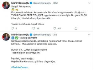 Antalya Valisi Karaloğlu: " Geldiğimiz nokta umut verici ancak gevşemeyelim"