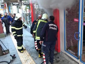 Isparta’da İş Yerini Yangını