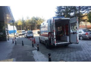 Devrilen Motosikletin Sürücüsü Yaralandı
