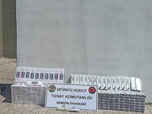 Şemdinli’de 2 Bin 890 Paket Kaçak Sigara Ve 59 Tablet İlaç Ele Geçirildi