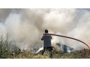 Samandağ’da Ot Yangını Korkuttu