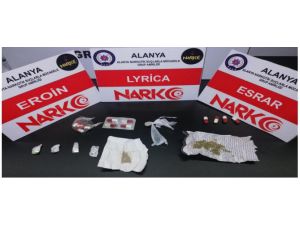 Alanya’da uyuşturucu operasyonu: 11 gözaltı