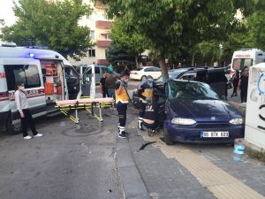 Başkent’te İki Otomobil Çarpıştı: 1 Yaralı