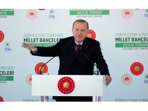 Cumhurbaşkanı Erdoğan, Millet Bahçelerinin Açılışını Yaptı